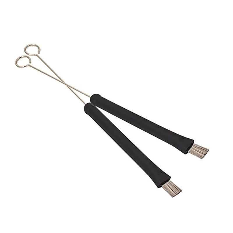 Escova de Tambor Retrátil com Fio de Aço 32cm e Cabo de Plástico - Acessórios Percussão