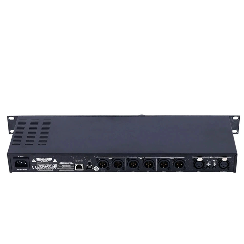 Processador de Áudio PA2 - 2 Entradas e 6 Saídas, Software Original, Driver Profissional para Rack e Processador de Caixa de Som - Periféricos