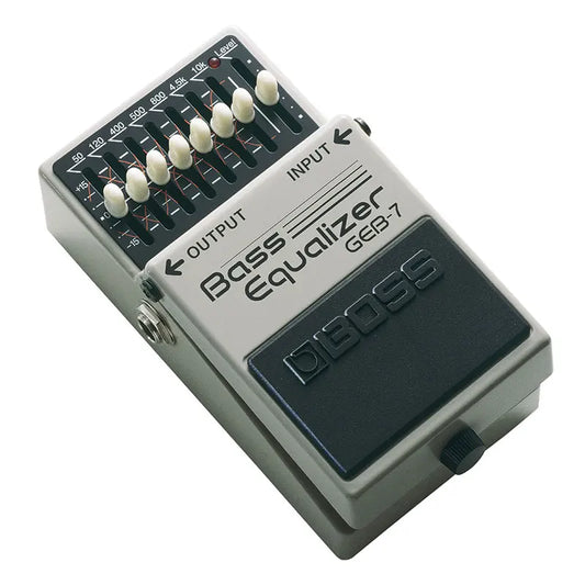 Pedal Equalizer para Baixo Boss GEB-7 - EQ de 7 Bandas - Pedais