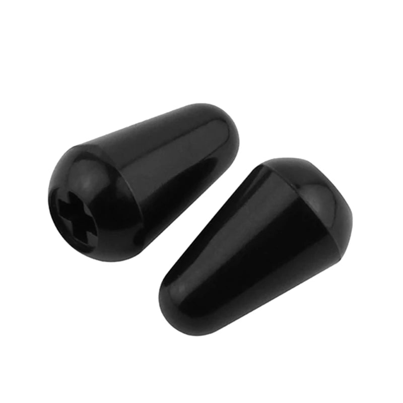 Kit com 5 Peças de Botões de Substituição para Chave de 3 ou 5 Vias de Guitarra - Plástico para Seletores de Captadores de Guitarra Elétrica - Acessórios cordas