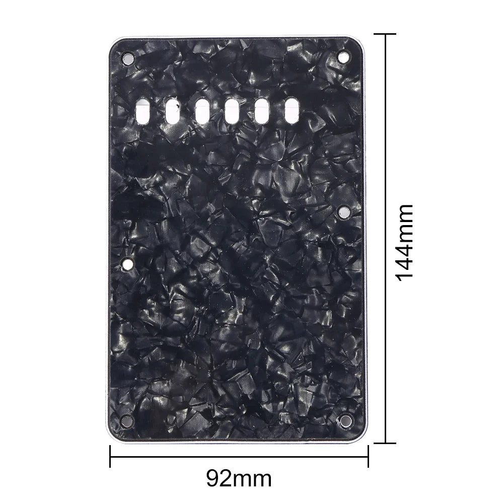 Placa traseira de Tremolo para Guitarra Elétrica com 6 Furos - Acessórios cordas