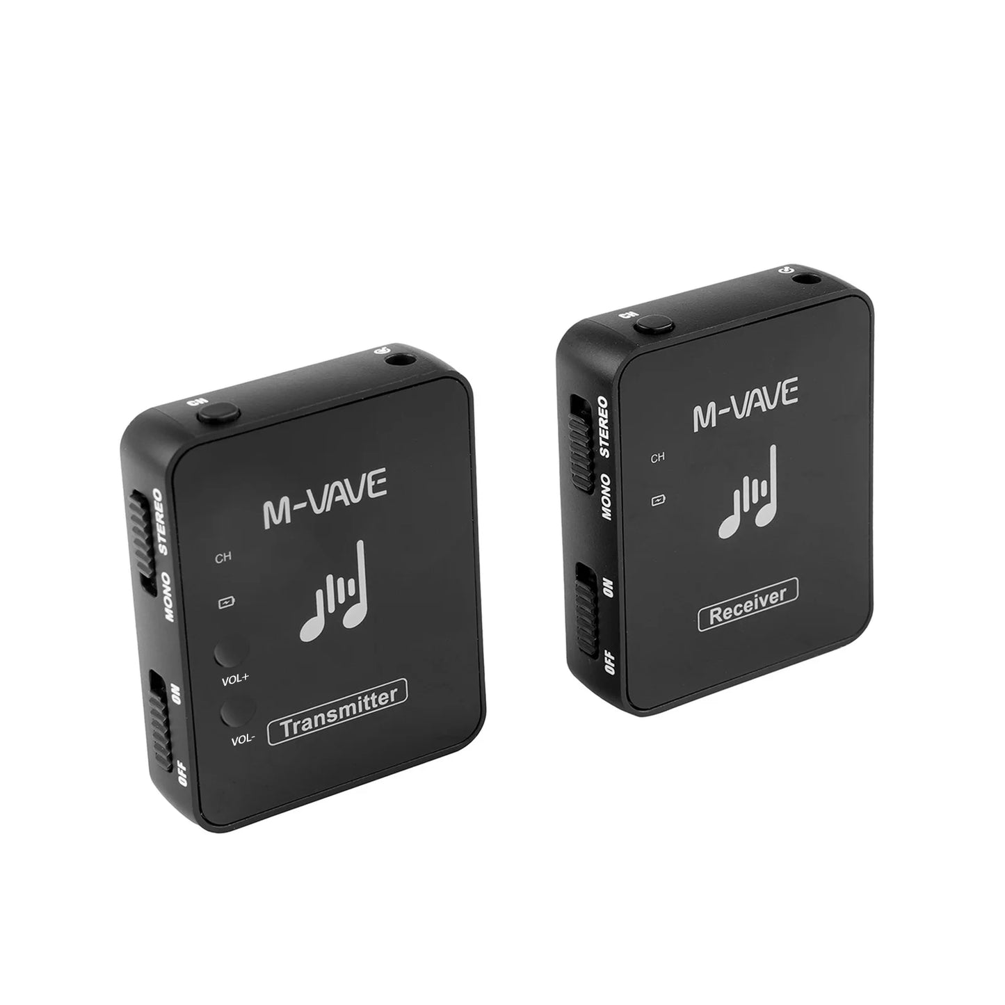 M-WAVE M8 WP-10 Sistema de Transmissão e Recepção sem Fio 2.4G para Monitor de Fone de Ouvido Estéreo/Mono - Gravação e Streaming Musical - Periféricos Acessórios