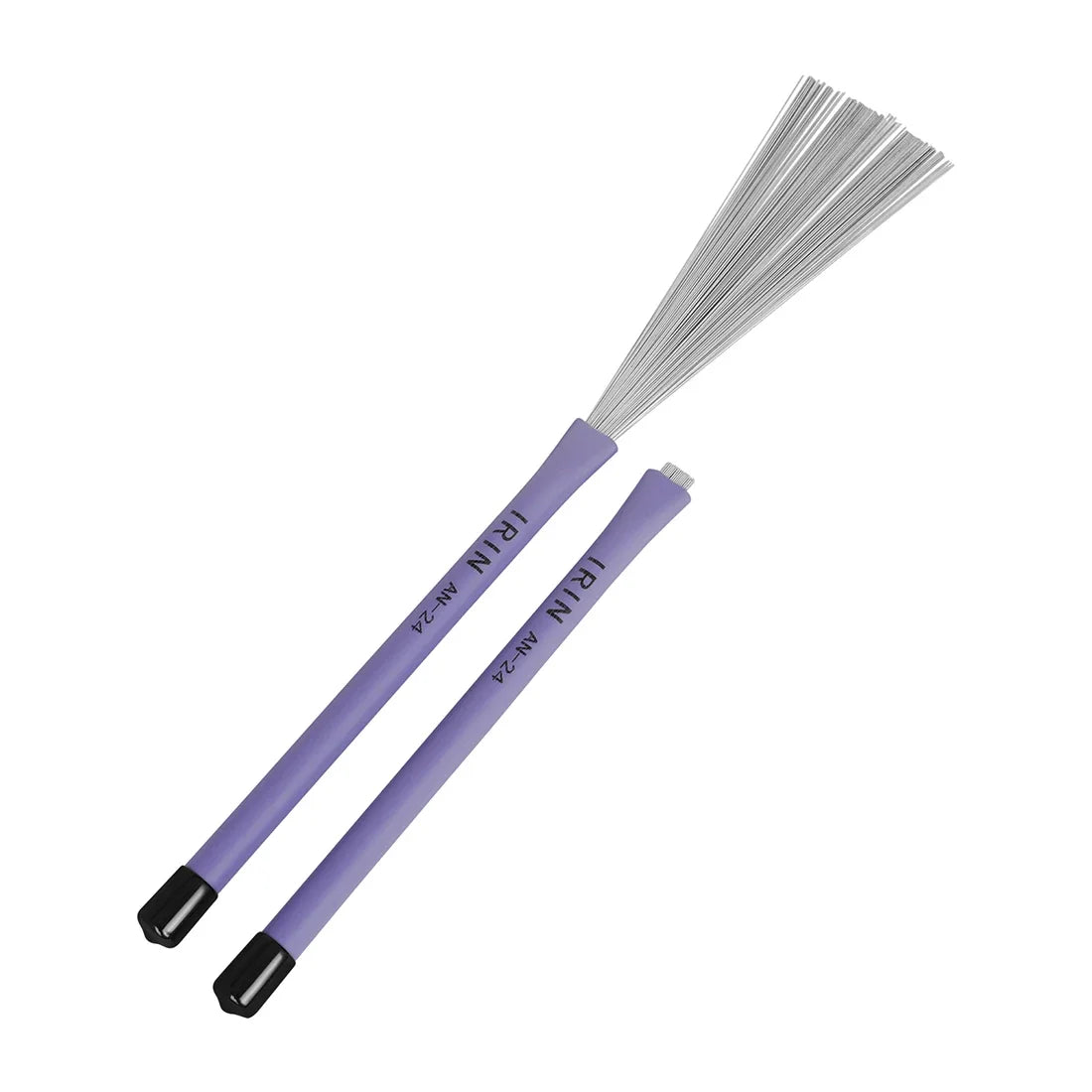 Escova de Tambor Retrátil IRIN Profissional, Escova de Fio para Cajón - Escova Roxa - Acessórios Percussão