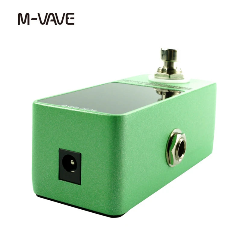 Pedal Afinador M-VAVE Precision com Display LED e True Bypass para Guitarra Elétrica, Baixo Cromático e Cuvave - Pedais