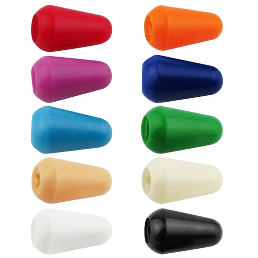 Kit com 5 Peças de Botões de Substituição para Chave de 3 ou 5 Vias de Guitarra - Plástico para Seletores de Captadores de Guitarra Elétrica - Acessórios cordas