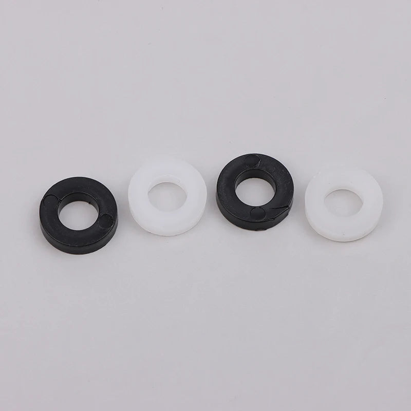 100 Unidades de Arruelas de Nylon para Parafuso de Bateria - Arruelas Planas de Nylon para Lugs de Bateria - Acessórios Percussão