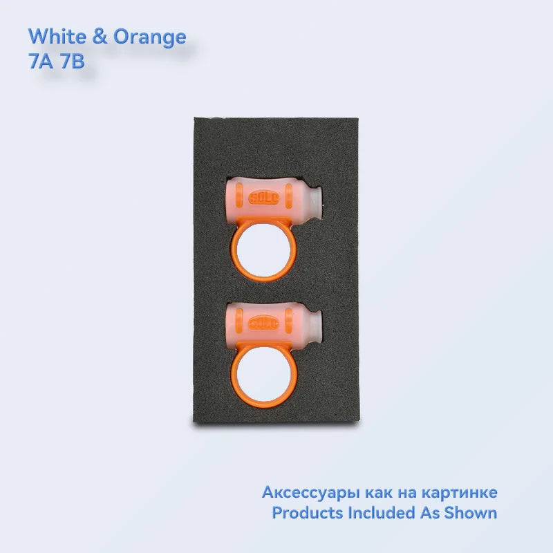 Par de Acessórios Antiderrapantes de Silicone para Baquetas - Treinador de Baquetas para Iniciantes, Compatível com Baquetas 5A/7A - Acessórios Percussão