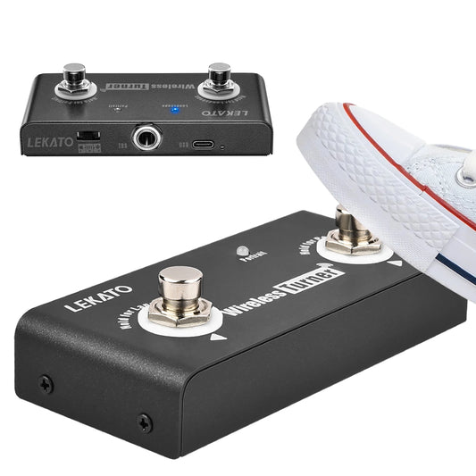 Pedal Externo para Troca de Página para Guitarra, Looper, Smartphones e Tablets LEKATO - Pedais
