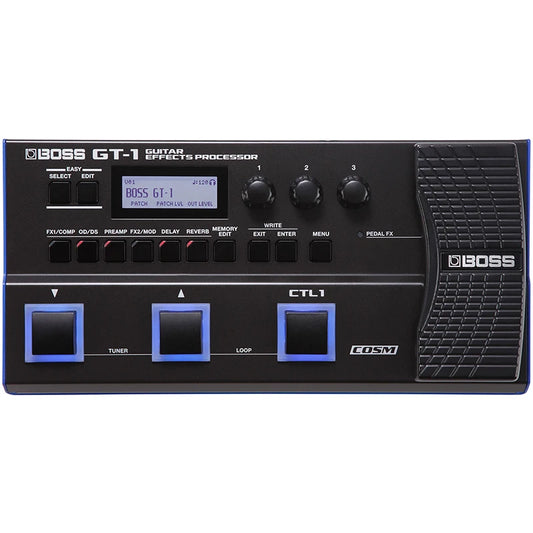 Pedal Multiefeitos Boss GT-1 - Line Selector, Roteador de Entrada/Saída e Seletor de Linha - Multiefeitos