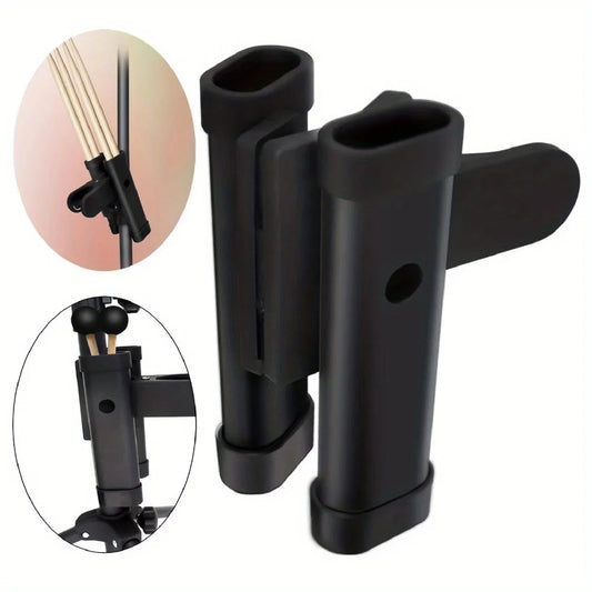 Suporte com Clipe Ajustável para 2 pares de Baquetas - Acessórios percussão