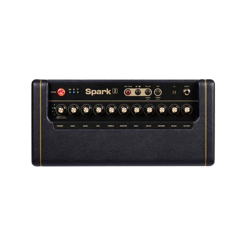 Amplificador de Guitarra Smart Positive Grid Spark 2 - 50W com Bluetooth - Áudio e Gravação