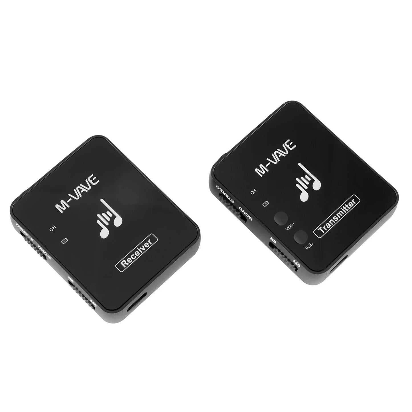 M-WAVE M8 WP-10 Sistema de Transmissão e Recepção sem Fio 2.4G para Monitor de Fone de Ouvido Estéreo/Mono - Gravação e Streaming Musical - Periféricos Acessórios