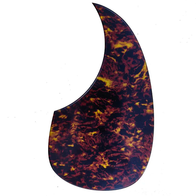 Pickguard Personalizado Pleroo - Borda Chanfrada Elegante, Formato Gota e Multicores para Guitarra Acústica - Acessórios cordas