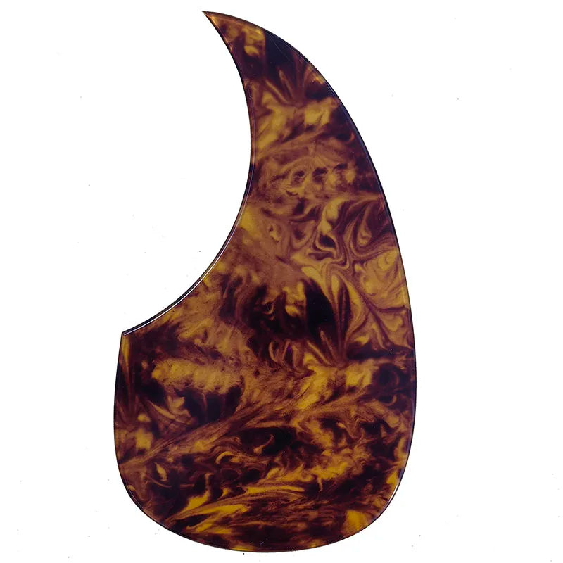 Pickguard Personalizado Pleroo - Borda Chanfrada Elegante, Formato Gota e Multicores para Guitarra Acústica - Acessórios cordas