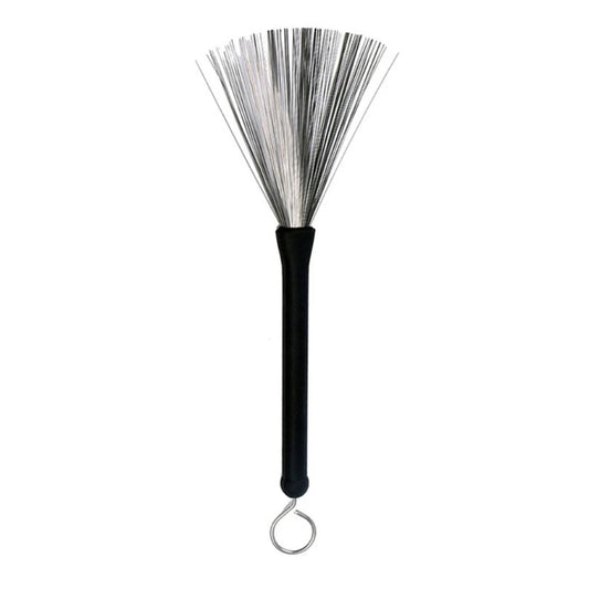 Escova de Tambor Retrátil com Fio de Aço 32cm e Cabo de Plástico - Acessórios Percussão