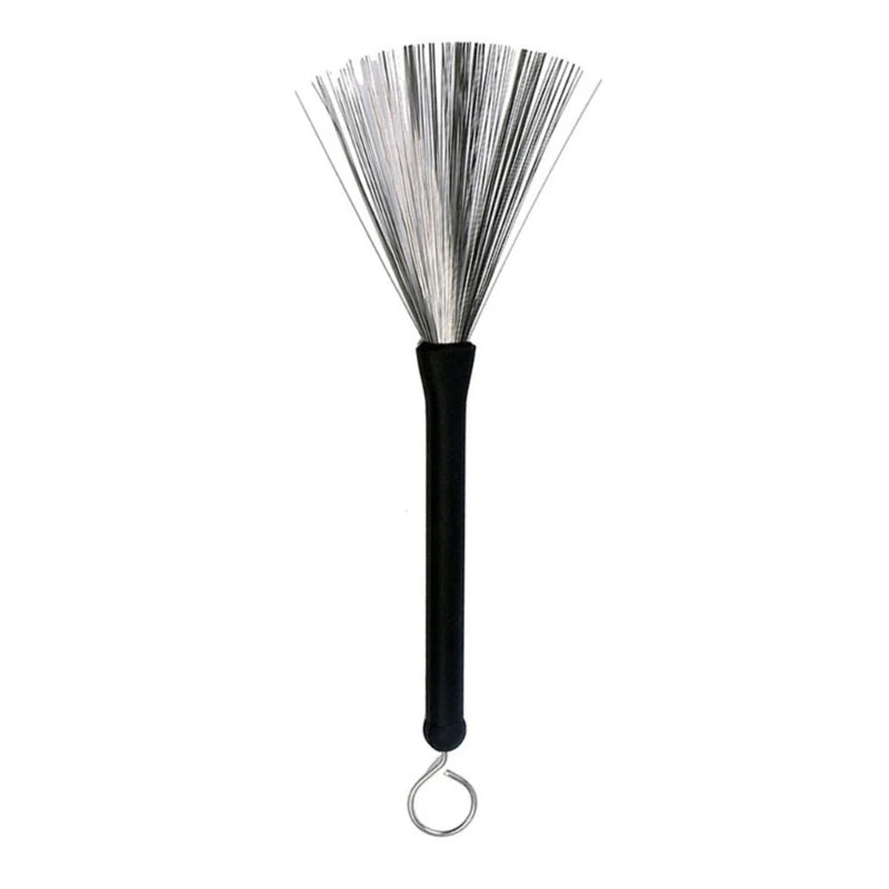 Escova de Tambor Retrátil com Fio de Aço 32cm e Cabo de Plástico - Acessórios Percussão