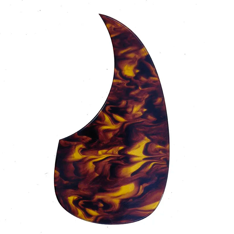 Pickguard Personalizado Pleroo - Borda Chanfrada Elegante, Formato Gota e Multicores para Guitarra Acústica - Acessórios cordas