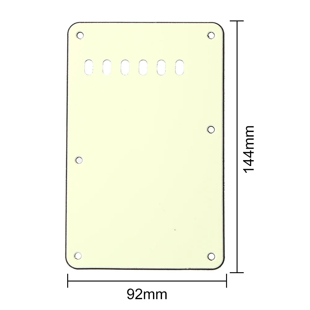 Placa traseira de Tremolo para Guitarra Elétrica com 6 Furos - Acessórios cordas