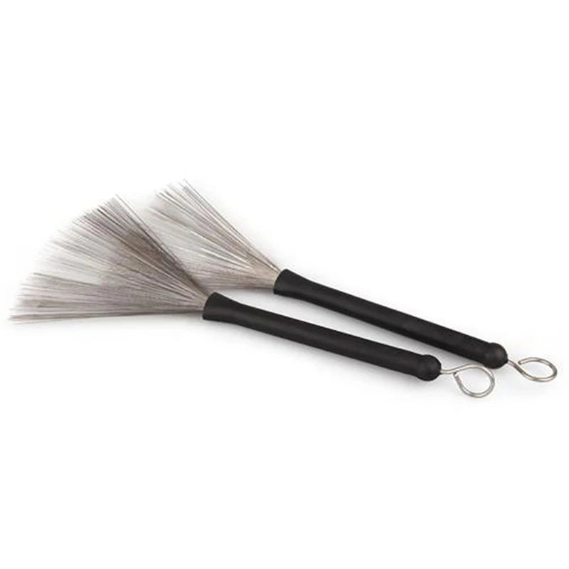 Escova de Tambor Retrátil com Fio de Aço 32cm e Cabo de Plástico - Acessórios Percussão